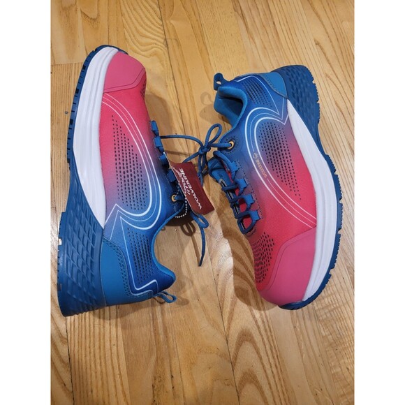 Wolverine Women Dash Compo Toe Waterpf Athletic Work Shoe Watermelon/Blue Sz 9 M - Picture 6 of 8